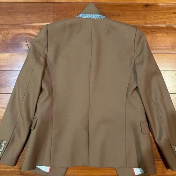 New! J.Crew Regent Wool Jacket Tan Blazer // Size: 4 - Picture 10 of 15